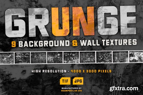 CreativeMarket - Grunge Wall Textures Co.01 6845206