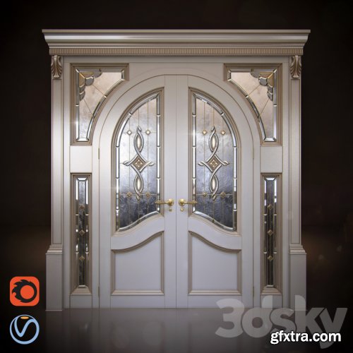 Classic doors - arch