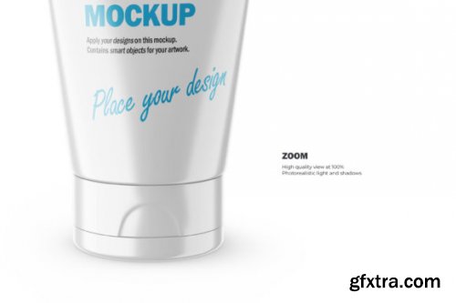 Small Cosmetic Tube - PSD Mockup