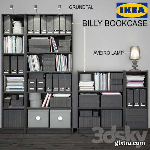 IKEA Billy Bookcase black