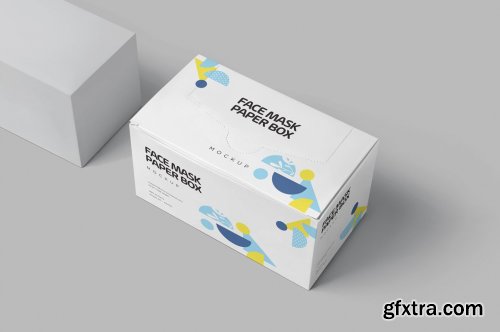 CreativeMarket - Face Mask Box Mockups 6806855