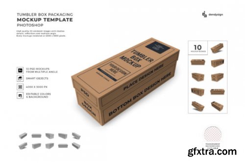 Long Box Packaging Mockup Bundle