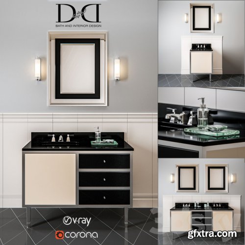 Devon & Devon - Jazz collection (3 Vanity Unit)