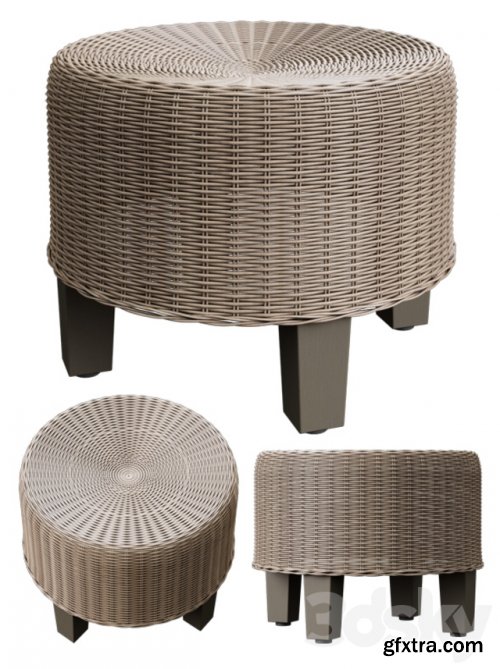 Wicker ottoman Ikea Sky