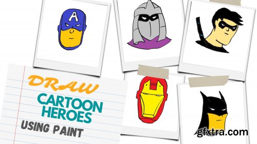  How to Draw Cartoon Heroes using Microsoft Paint