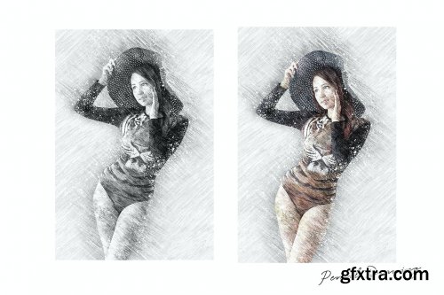 Pencil Drawing Photoshop Action