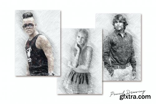 Pencil Drawing Photoshop Action