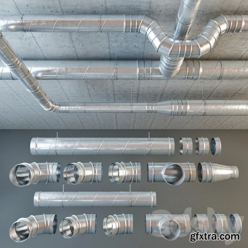 Set ventilation pipes