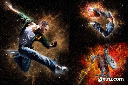 CreativeMarket - Energy Photoshop Action 6797882