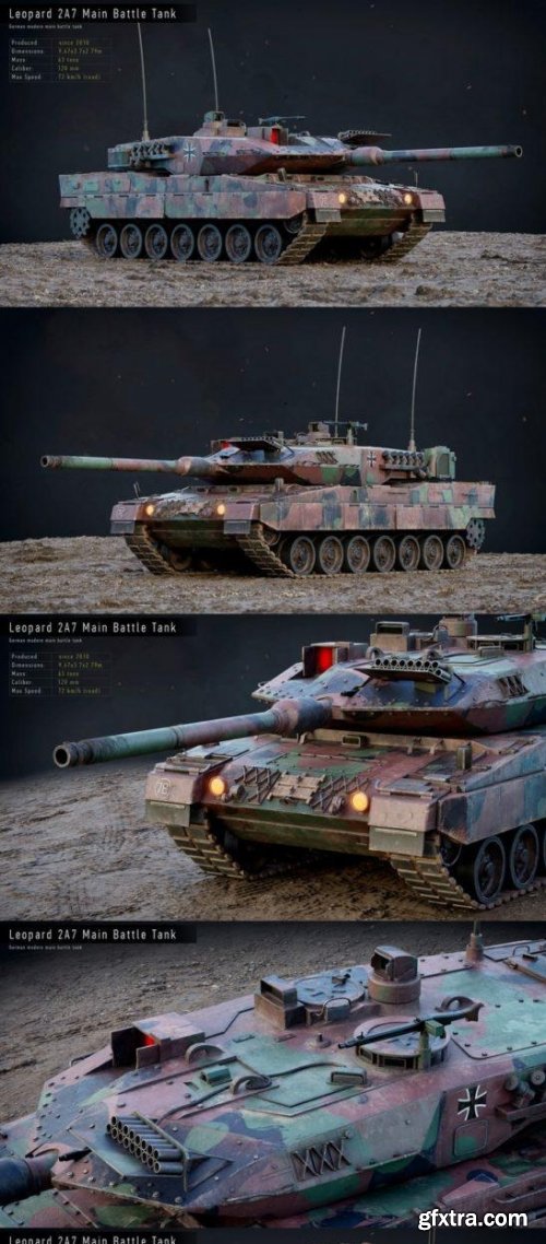 Leopard 2A7 German Tank