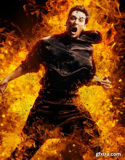 Fire Effect Photoshop Action