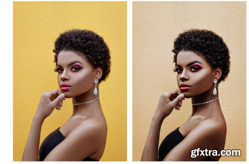 Moody DARK SKIN Beauty Portrait Lightroom Presets