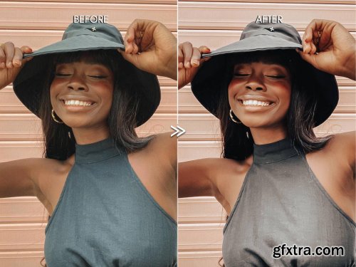 Moody DARK SKIN Beauty Portrait Lightroom Presets