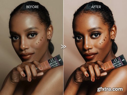 Moody DARK SKIN Beauty Portrait Lightroom Presets