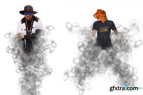 CreativeMarket - Smoke Photoshop Action 6800329