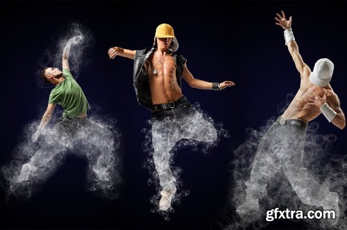 CreativeMarket - Smoke Photoshop Action 6800329