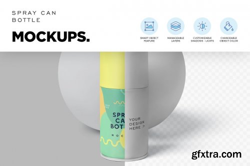 CreativeMarket - Spray Can Mockups 6844060