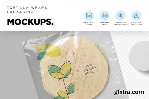  CreativeMarket - Tortilla Packaging Mockups 6859760