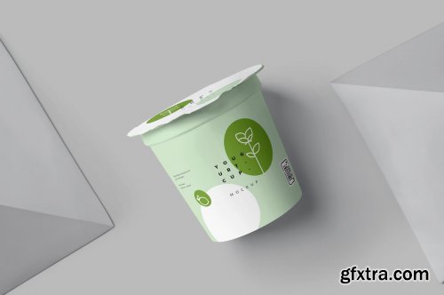 CreativeMarket - Yogurt Cup Mockups 6849615 