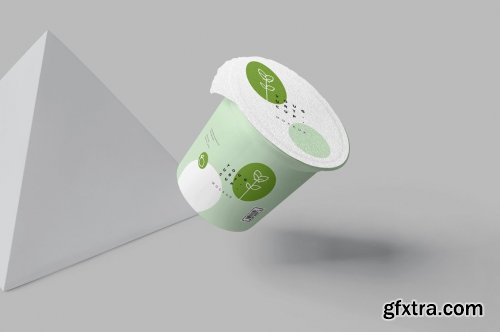 CreativeMarket - Yogurt Cup Mockups 6849615 