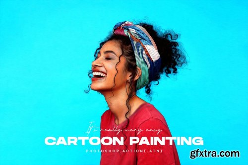 Cartoon Painting Photoshop Action