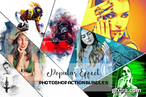  Popular Effect Photoshop Actions Bundle