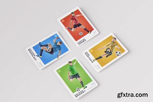 CreativeMarket - Trading Cards MockUp 6890848