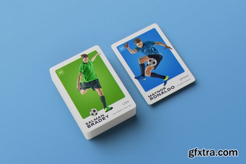 CreativeMarket - Trading Cards MockUp 6890848