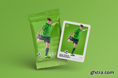 CreativeMarket - Trading Cards MockUp 6890848