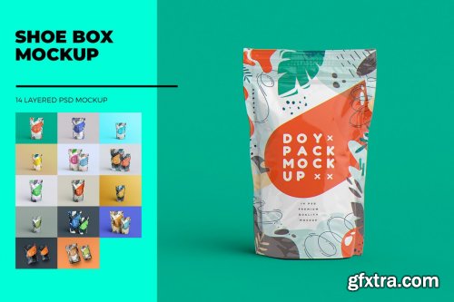 CreativeMarket - Doypack MockUp 6888727