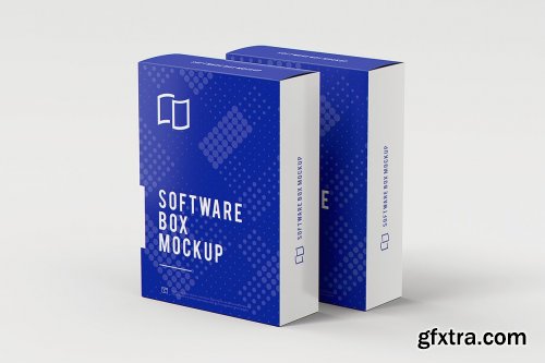 CreativeMarket - Software Box MockUp 6238624