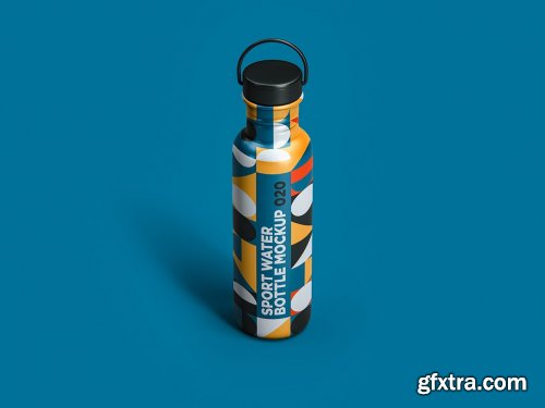 Sport Water Bottle Mockup 020