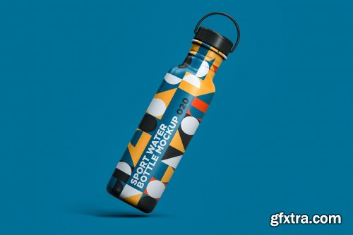 Sport Water Bottle Mockup 020