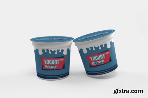 Yogurt Cup Mockup