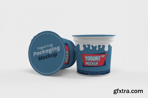 Yogurt Cup Mockup