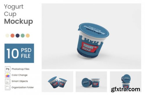 Yogurt Cup Mockup