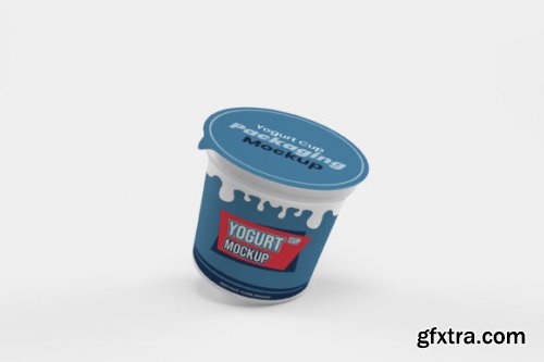 Yogurt Cup Mockup