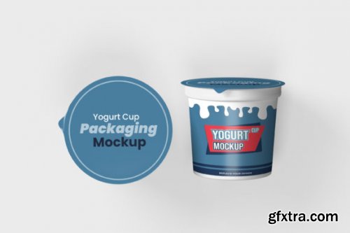 Yogurt Cup Mockup