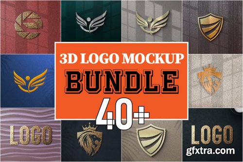 CreativeMarket - Luxury LOGO Mockup Bundle v.01 6903088