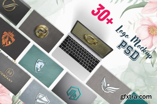 CreativeMarket - Luxury 3d LOGO Mockup Bundle v.03 6903406