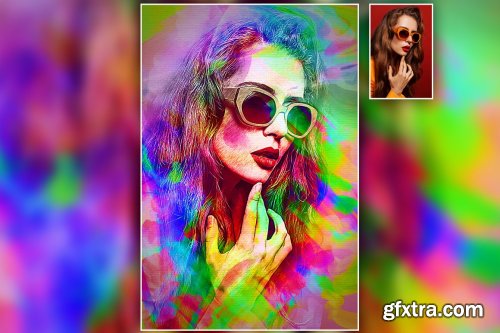 CreativeMarket - Artistic Color Oil Painting 6242451