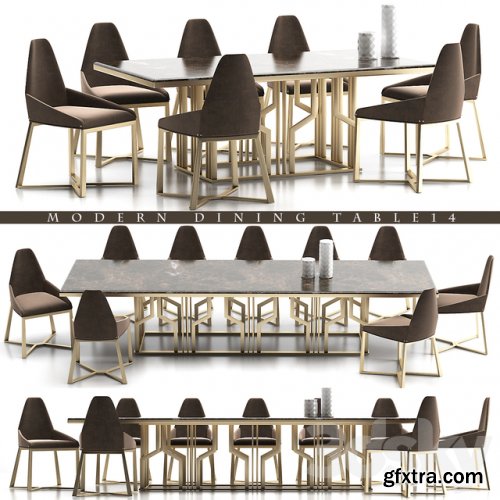 Dining table with chairs 44