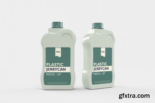 Plastic Jerrycan Mockup