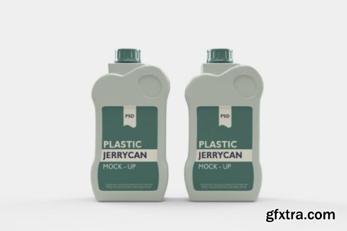 Plastic Jerrycan Mockup