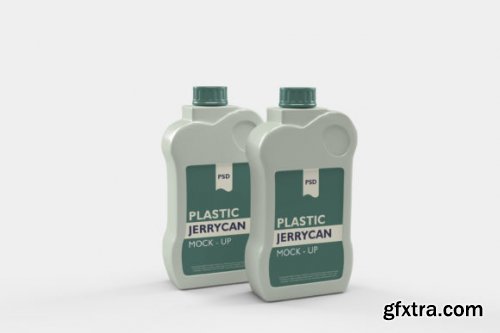 Plastic Jerrycan Mockup