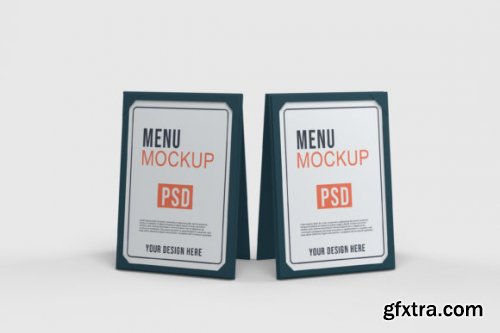 Table Menu Mockup