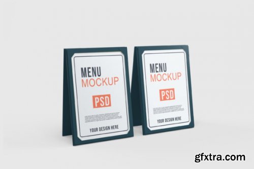 Table Menu Mockup