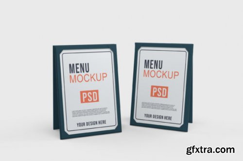 Table Menu Mockup