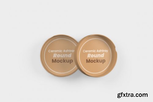 Ashtray Round Mockup