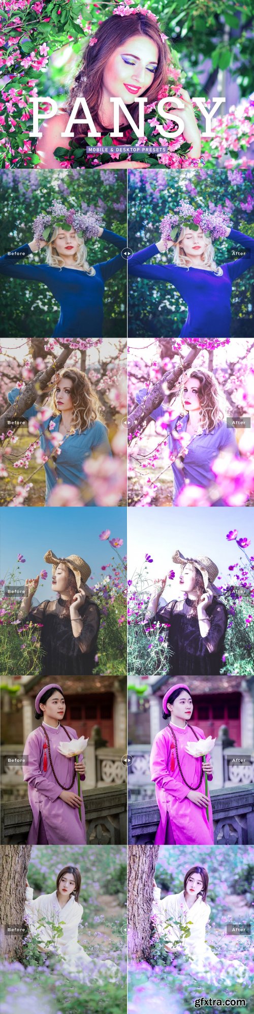 CreativeMarket - Pansy Pro Lightroom Presets 6915595